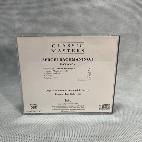 CD Sergei Vasilyevich Rachmaninoff - Sinfonia No 2 em mi menor op. 27 - Picture 2 of 2